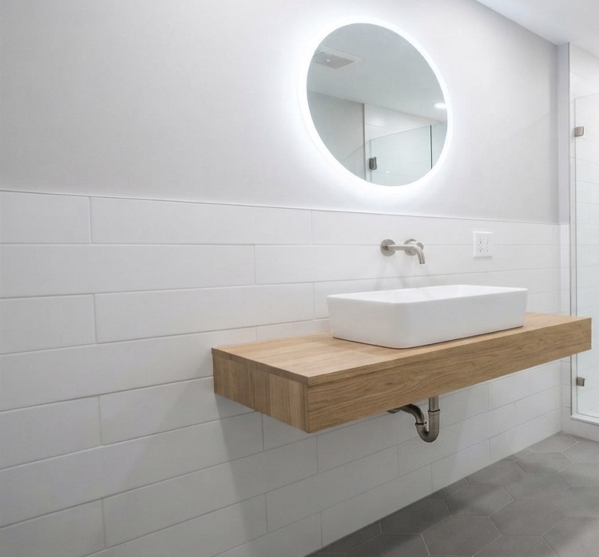 Bathroom remodel — after